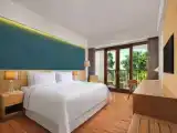 Deluxe Double room with balcony and with garden view