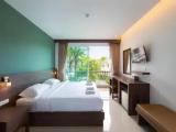 Deluxe Double room with balcony and with pool view