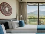Deluxe Interconnecting Quadruple room with Mount Meru View