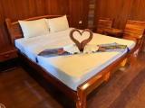 Double Bungalow Wooden Cottage with pool view