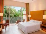 Guest room with balcony and with lagoon view