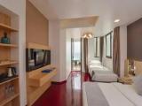 Super Deluxe Triple room with balcony and with island view