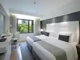 Twin room with city view