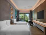 Deluxe Twin room with balcony and Poolside
