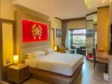 Deluxe Double room with balcony and with pool view