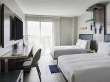 Guest room with balcony and with pool view