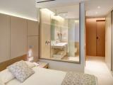 Twin room with balcony and with pool view