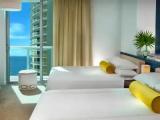 Standard Quadruple room with partial ocean view