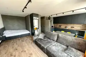 -studiya s dizaynerskim remontom Apartments