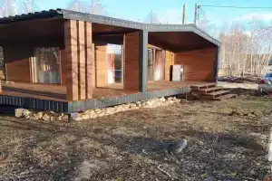 Dom v lesu na beregu ozera Uvildy Cottage