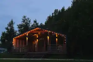 Kottedzhi Hygge House na beregu ozera, Kappanen