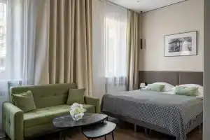 Dvuhmestnyy nomer s 1 krovatyu Delyuks Apartments, Elektrostal