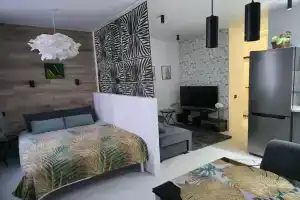 Uyutnaya studiya u MTsD v okruzhenii lesa Apartments, Nakhabino