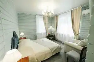 Dvuhmestnyy nomer s 1 krovatyu Terem Snegurochka no2 Apartments, Galuzino