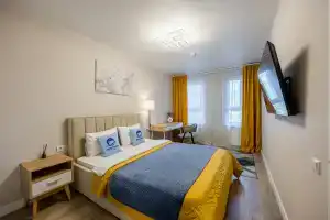 u aeroporta Vnukovo v dome biznes-klassa Apartments, Dudkino
