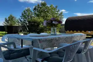 Shikarnyy novyy dom s baney i chanom Cottage