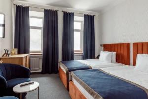 Dvuhmestnyy nomer s 2 otdelnymi krovatyami uluchshennyy Apartments, Moscow