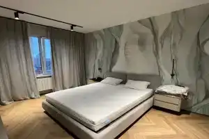 s prekrasnym vidom na more i gorod Apartments, Makhachkala