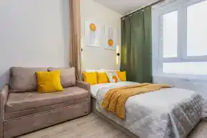 Komfortnaya studiya v zhk Troparevo park u ot aeroporta Vnukovo Apartments, Dudkino