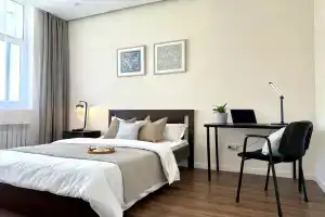 Qazaq Ethnic s vidom na gory i 2mya spalnyami Apartments, Almaty