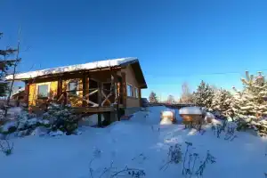 Kalikina gora s panoramnym vidom na Velikiy Ustyug Cottage, Veliky Ustyug