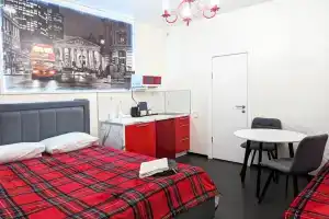 Komnata - studiya na troih s kuhney i san uzlom Apartments, Lobnya