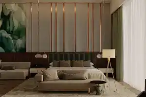 Dvuhmestnyy nomer s 1 krovatyu lyuks Apartments, Tashkent