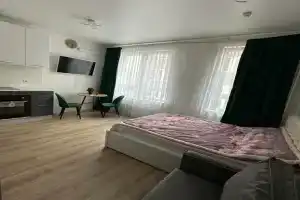 Uyutnaya studiya v novom ZhK ryadom s metro Domodedovskaya,Zyablikovo,Krasnog Apartments, Misailova