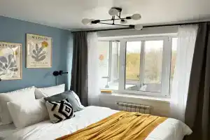 Sovremennye apartamenty s zhivopisnym vidom na kanal i park, Khimki