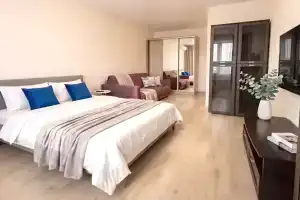 Uyutnaya dlya semi v rayone areny Erofey Apartments
