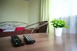 Dvuhmestnyy nomer s 1 krovatyu standart s vidom na gorod Apartments, Berdyansk