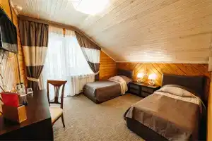 Dvuhmestnyy nomer s 2 otdelnymi krovatyami 7 terem kupecheskiy 6 palata knyazya Ruslana Apartments, Galuzino