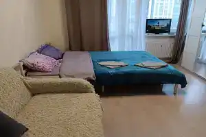 Uyutnaya -studiya s bolshoy uglovoy vannoy Apartments, Zheleznodorozhnyy