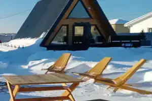 Dom A-freym dlya spokoynogo semeynogo otdyha Cottage, Belokurikha