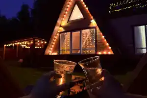 Uyutnyy domik A-frame Cottage, Gorki