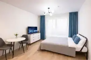 Uyutnaya studiya v ZhK Yunino s panoramnym vidom dlya 2h gostey Apartments, Shcherbinka