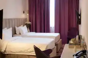Dvuhmestnyy nomer s 2 otdelnymi krovatyami twin Apartments, Bishkek