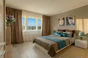 Velikolepnye apartamenty u ozera s vidom na les, Podolsk