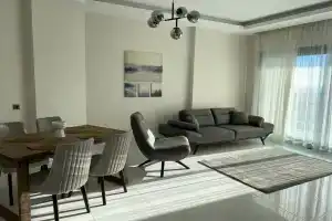 s vidom na more v premium komplekse Apartments, Alanya
