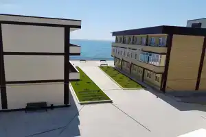 na pervoy linii u morya, okolo plyazha Apartments, Novorossijsk