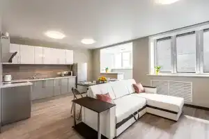 Top vid iz okna Apartments, Shcherbinka