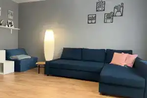 Milaya studiya v novom dome ryadom s ozerom i naberezhnoy Apartments, Kostomuksha