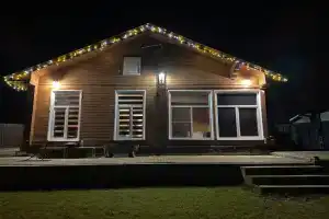 Fazenda s vidom na ozero Cottage