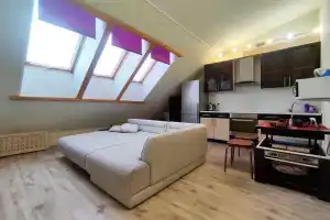 Uyutnaya studiya lyuks ryadom s OMVD i TsGB Apartments, Muravlenko