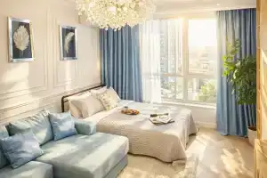 s vidom na sad Apartments, Almaty
