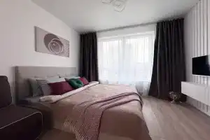 Uyutnaya studiya v ZhK Nikolskie luga Apartments, Shcherbinka