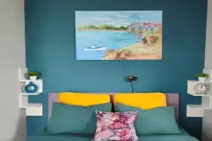 Novaya studiya s vidom na more v Hoste Apartments, Sochi