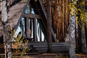 Otdelnyy dom A-freym na beregu morya Cottage, Vladivostok