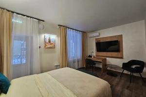 Dvuhmestnyy nomer s 1 krovatyu uluchshennyy Apartments, Pushkino