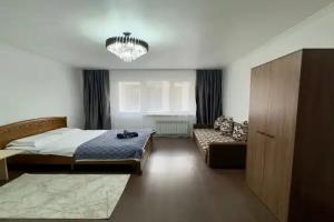 Uyutnaya i prostornaya v ZhK Navoi okolo TRTs Mega-Almaty Apartments, Almaty